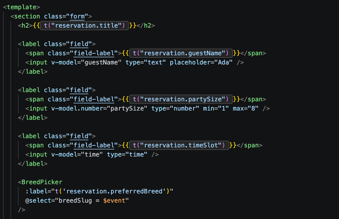 Same code with no inline previews rendered