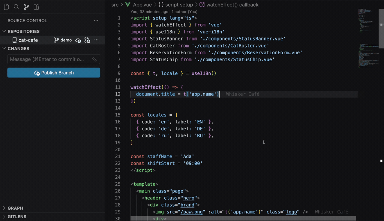Renaming a keypath across translation files and code usages at once